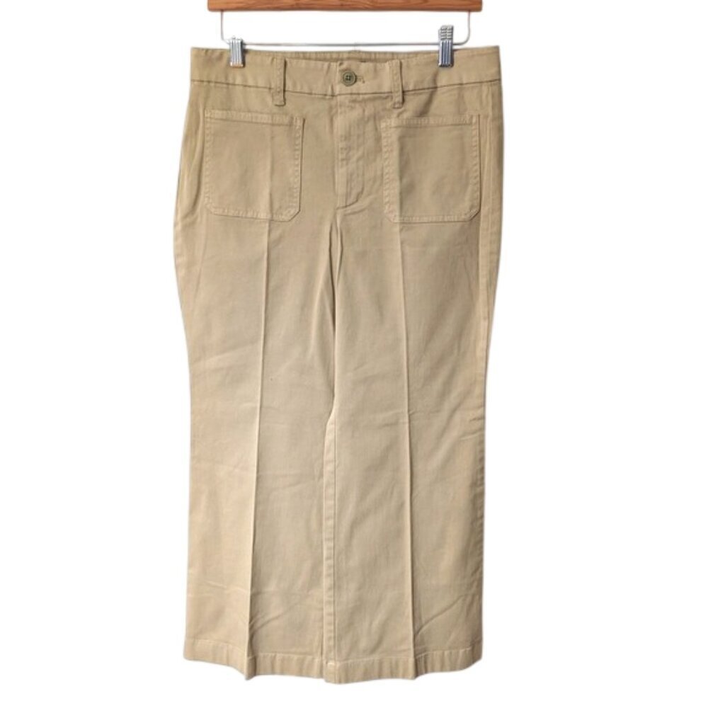 J. Crew Charley Kickout Cropped Pant In Chino Size 29P - Picture 2 of 6